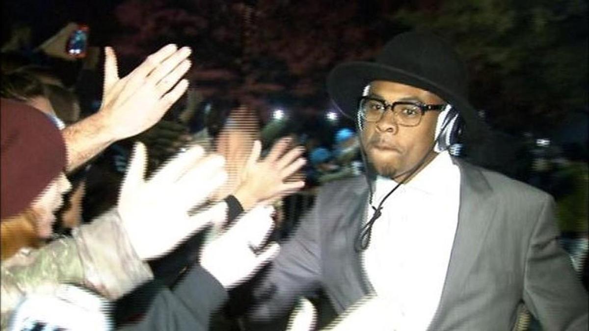 Carolina fans welcomed the undefeated Panthers home from Dallas just after midnight.