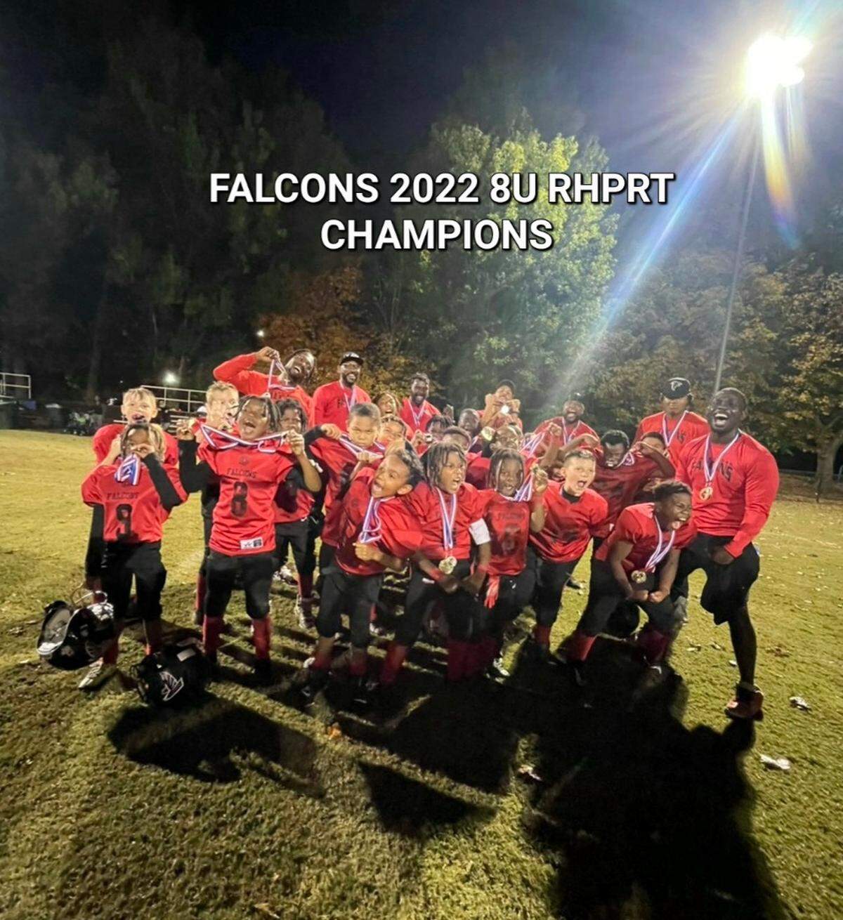 While Brown leads the Pee Wee and Gra-Y teams, Colvin (far right) is the head coach of the Small Fry team. (Players featured: Kingston Barber, Brayden Blake, Vashaun Blanks, Brennan Keith Cain, Cameron Crosby, Nehemiyah Douglas, Bryce Gaither, Channing Gilmore-McClure, Aerian Gray, Xavier Hemphill, Keygan Joseph, Christopher Kinloch, Keene Eli Mccleod, Conner Aljernard Nabritt, Holden Nalley, Gerald Pratt, Caleb Tyrell Thomas, Garner Lee Tinker, Ahmad Walton, Breyden White, Jeremiah Wilkins, Jamison Wylie)