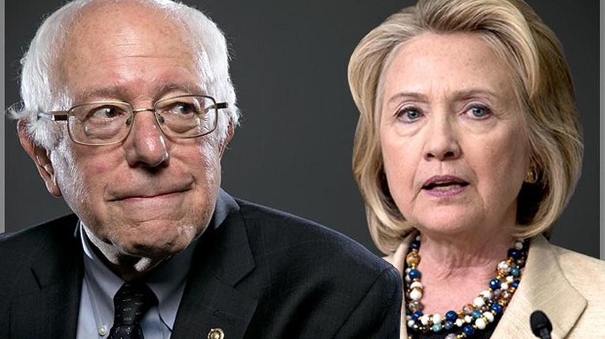 
AP FILE IMAGE: Presidential hopefuls Sen. Bernie Sanders, I-Vt., and Hillary Clinton, former U.S. Secretary of State. 
