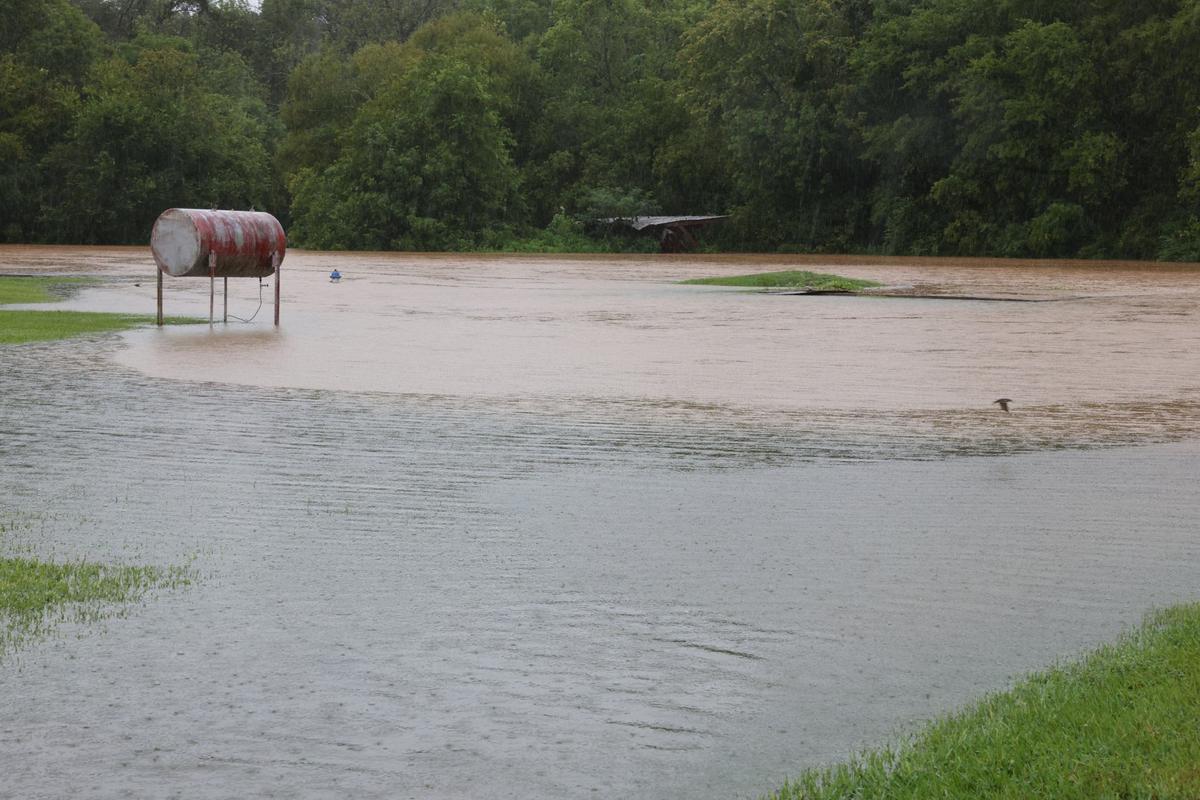 Fishing Creek on Ogden Road in Rock Hill, S.C. overflowed onto the property of the Rock Hill Fire Academy.