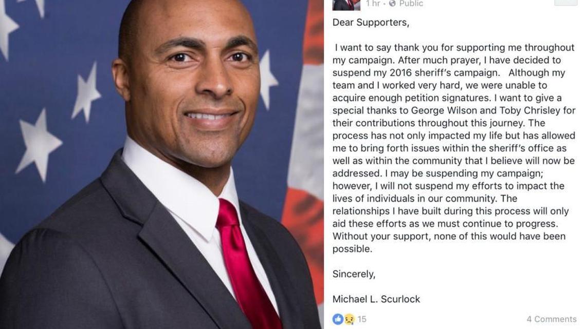 Former Carolina Panther ends race for York County sheriff