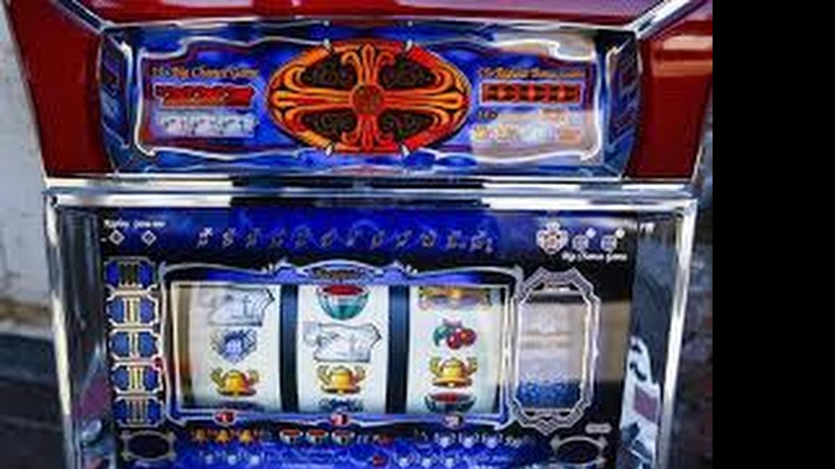 
A long-banned video poker machine
