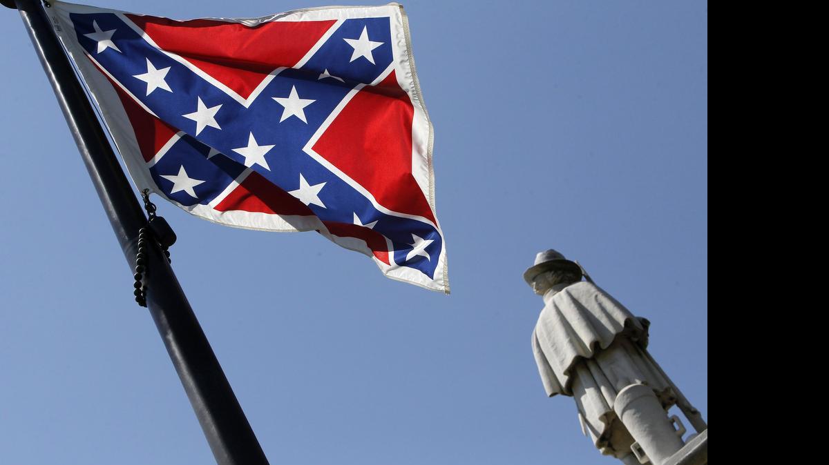
The Confederate flag flies on the State House grounds.
