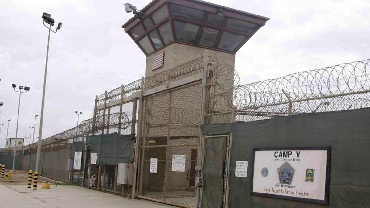 
A 2014 photo shows the entrance to Camp 5 and Camp 6 at the U.S. military's Guantanamo Bay detention center, at Guantanamo Bay Naval Base, Cuba. Current prisoners include five charged with planning and aiding the Sept. 11, 2001, terrorist attacks.
