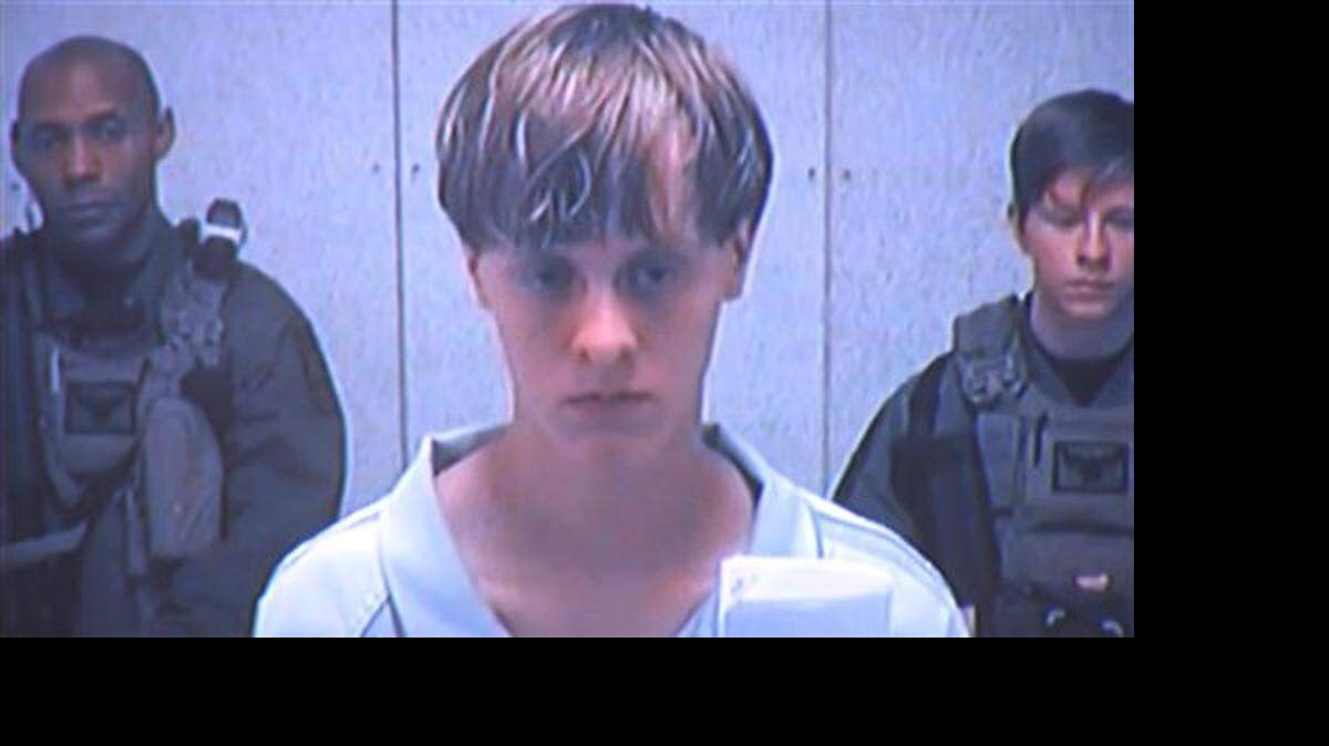 
Dylann Roof appears via video before a judge in Charleston, S.C., on Friday, June 19, 2015. The 21-year-old accused of killing nine people inside a black church in Charleston made his first court appearance, with the relatives of all the victims making tearful statements.
