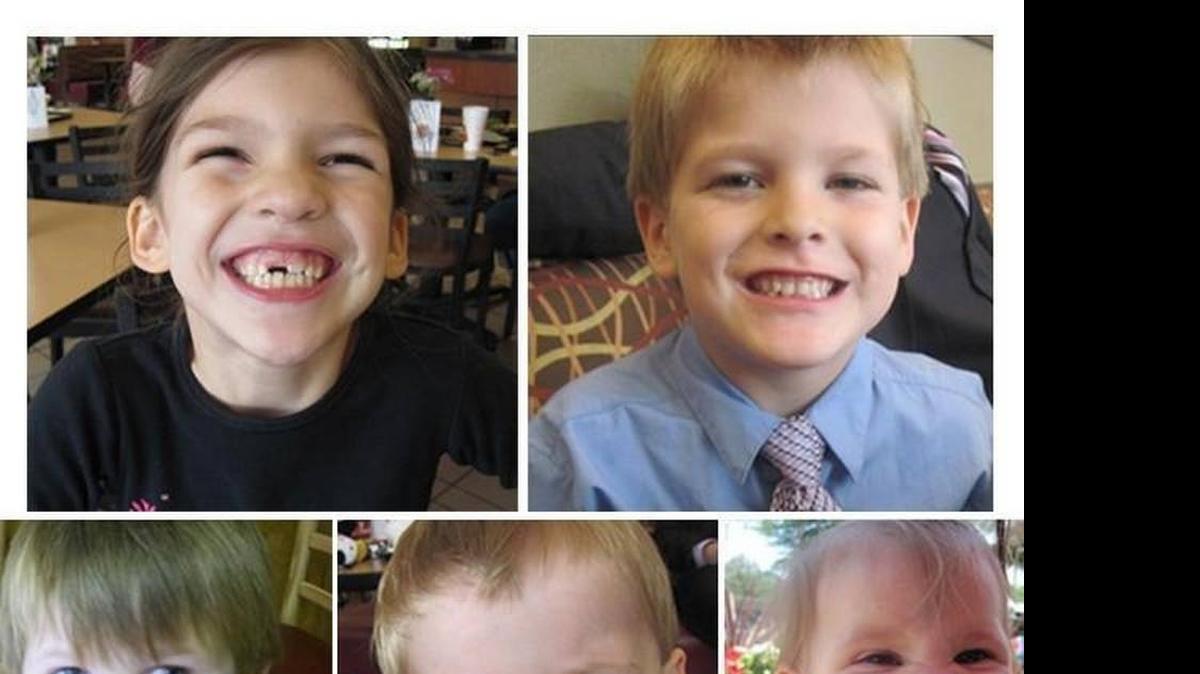 
(From top left clockwise) Merah (8), Elias (7), Elaine Marie (1), Gabriel (2), Nahtahn (6)
