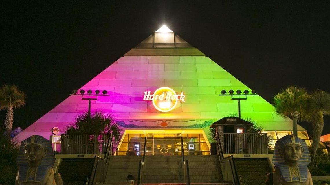 
Officials are considering relocating Hard Rock Cafe to another location within Broadway at the Beach. Plans have not yet been finalized.
