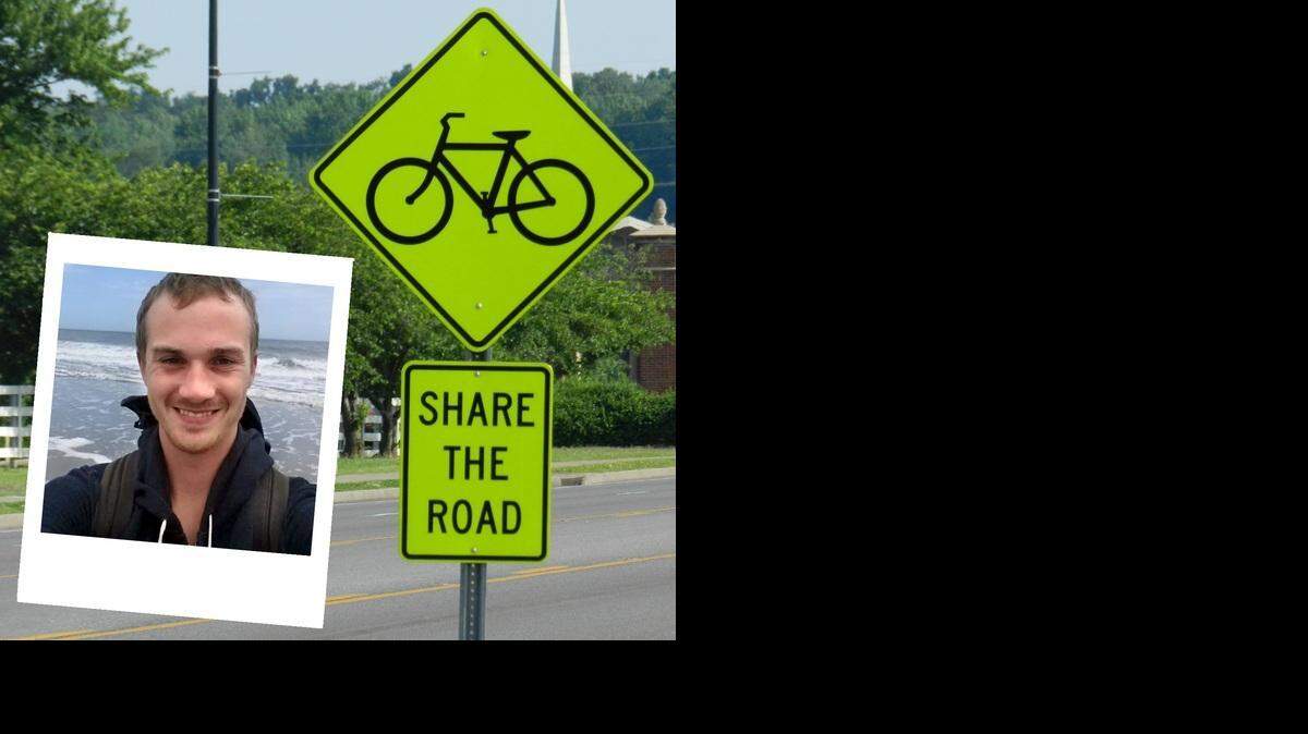 
Kurt Taillon who was visiting Beaufort from California and received a $247 ticket for illegally passing a car on his bicycle. Here he is pictured in South Carolina in a selfie photo.
