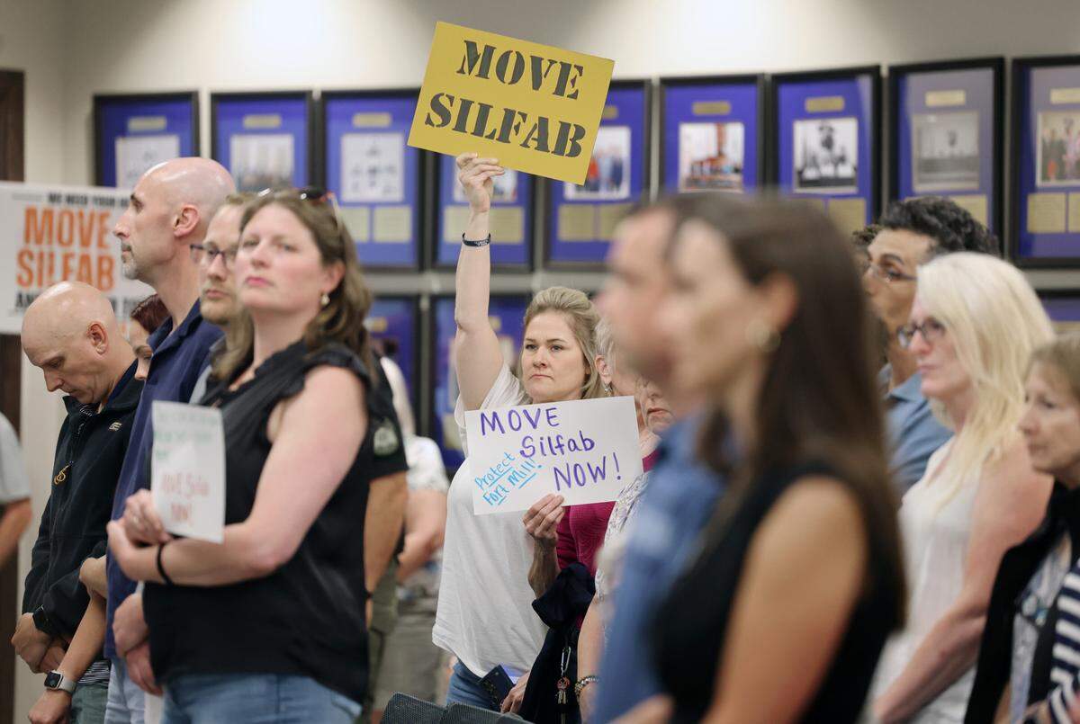 Several dozen Fort Mill residents attended the York County Council meeting Monday to oppose Silfab Solar.
