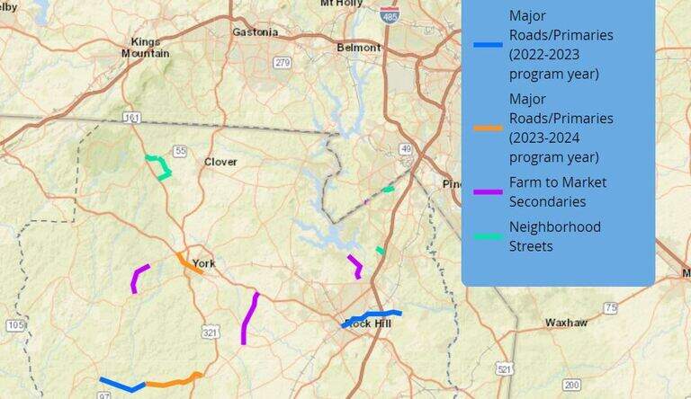 SC DOT road work in Rock Hill, Fort Mill, York, Lancaster | Rock Hill ...