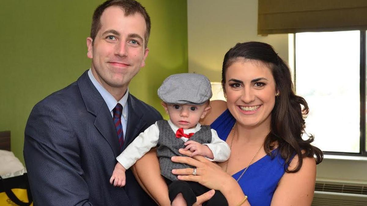 
Forest Acres Police Officer Greg Alia, his wife Kassy, and their 6-month-old son, Sal.
