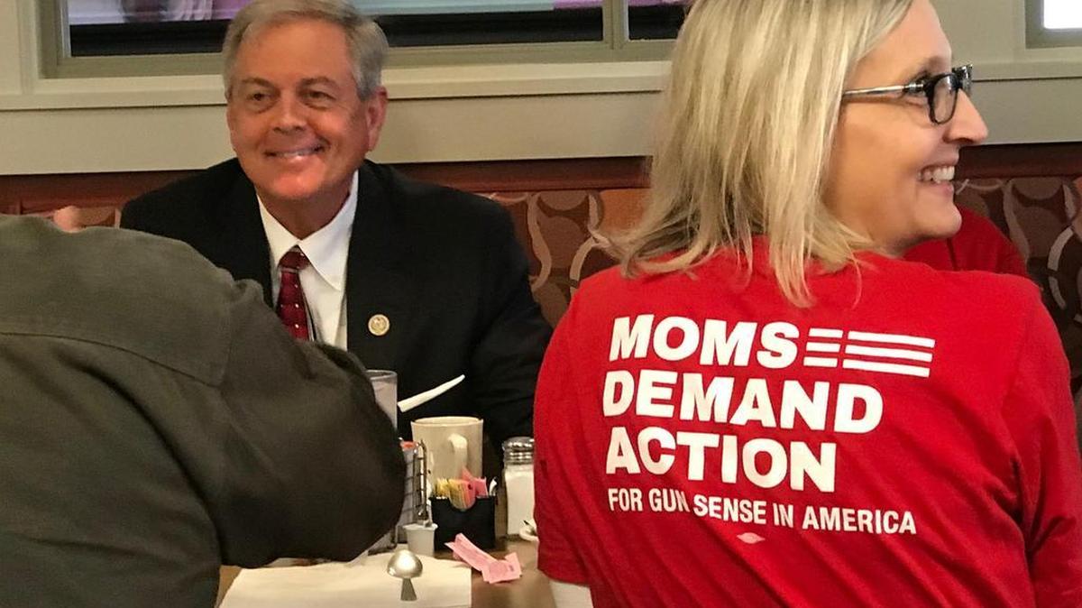 Congressman Ralph Norman put his loaded gun on a Rock Hill Diner table to ‘make a point’ about guns.