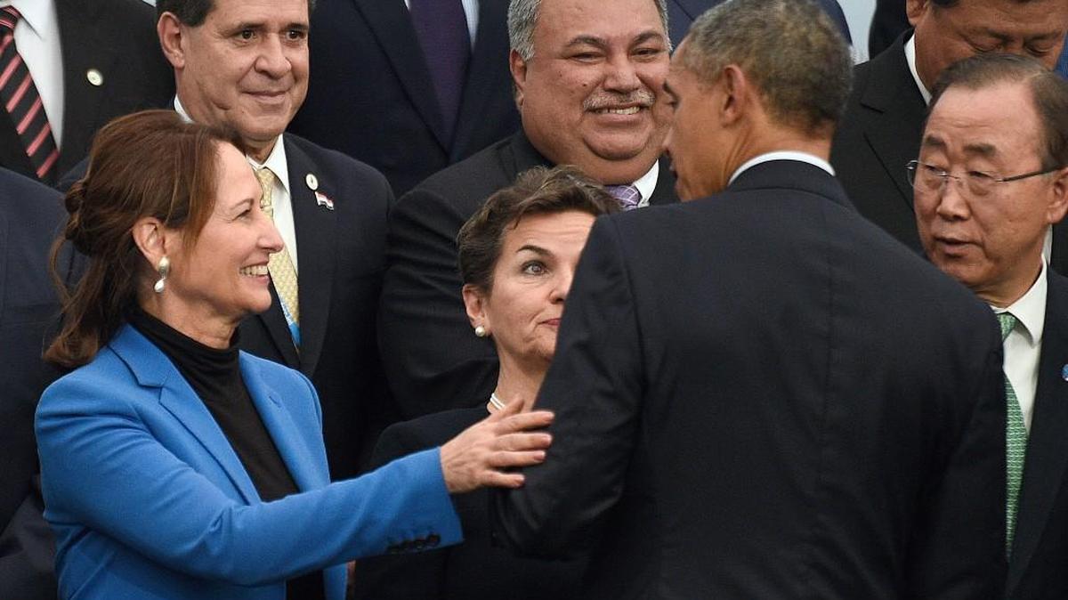 President Barack Obama at the United Nations Climate Change Conference outside Paris on Monday.