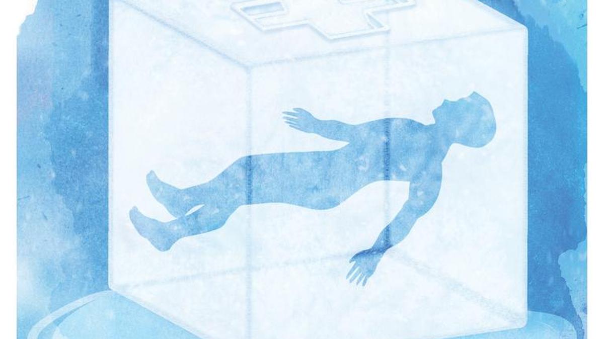 This is believed to be an artist’s rendering of James Werrell in his office at The Herald during the dead heat of summer.