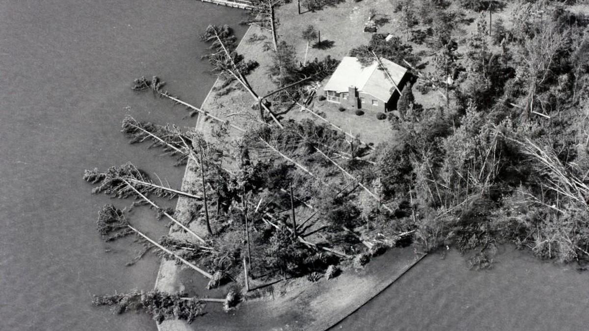 
Few areas escaped Hurricane Hugo unscathed, including Lake Wylie.

