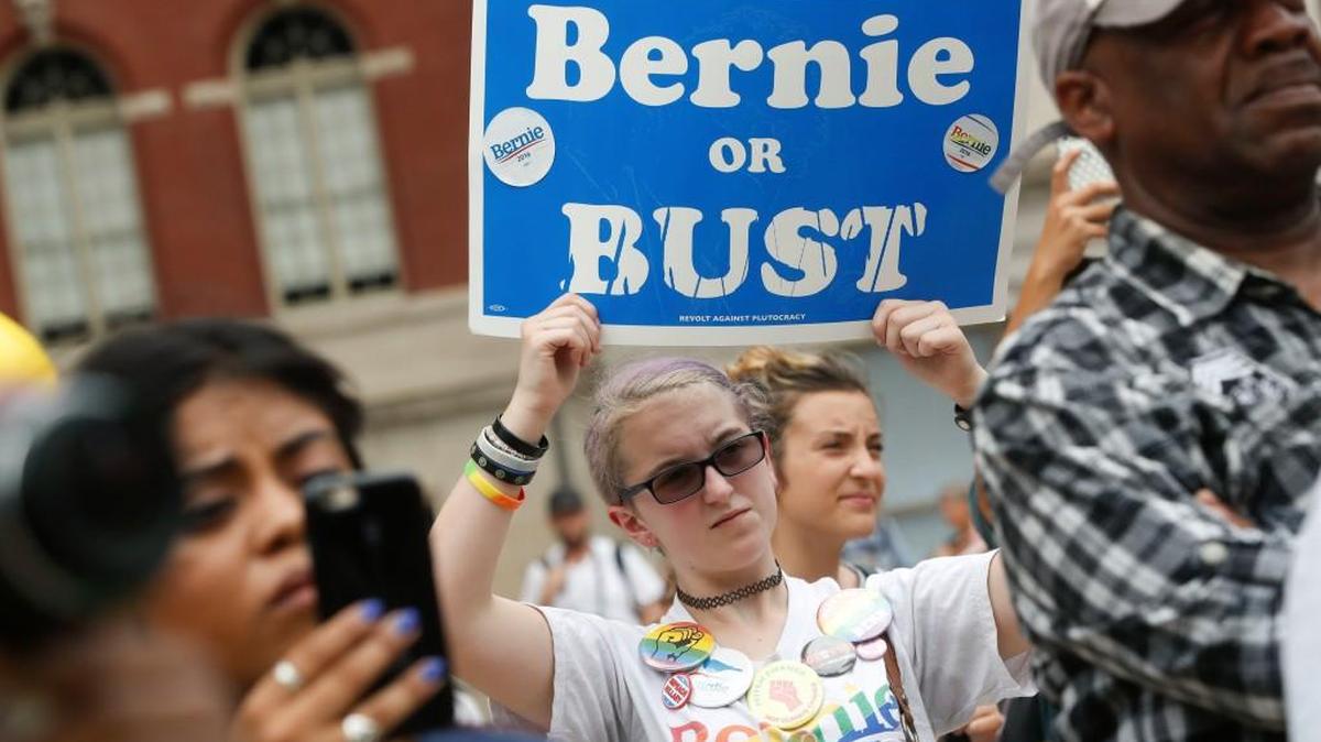 Bernie’s fans are moping, booing Clinton supporters and even challenging former Bernie supporters who now back Hillary, calling them sellouts. Time to grow up, folks.
