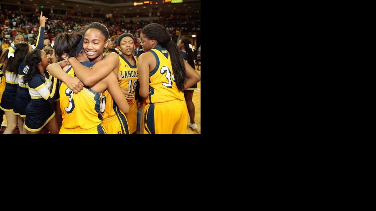 
Lancaster High School defeated Lakewood Saturday night to win the Class 3A girls basketball championship.
