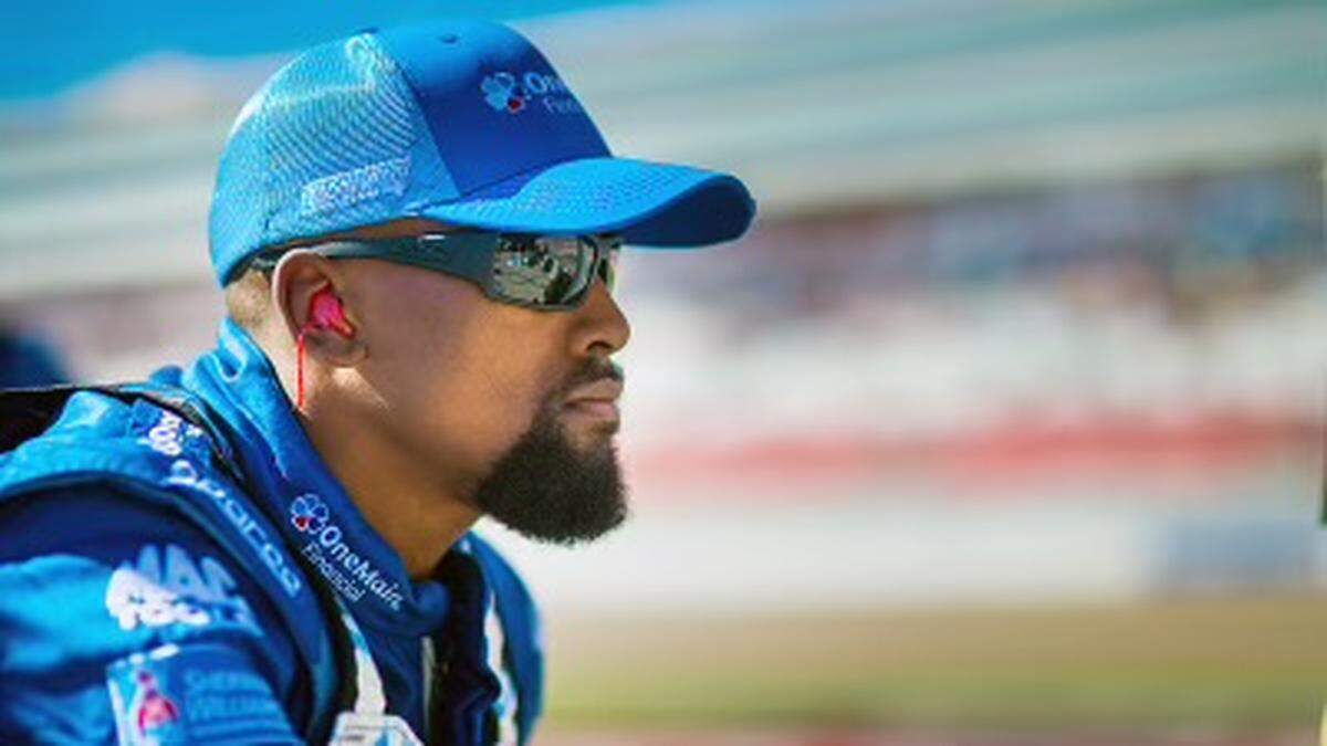 Asa Watson on pit row for Roush Fenway Racing.