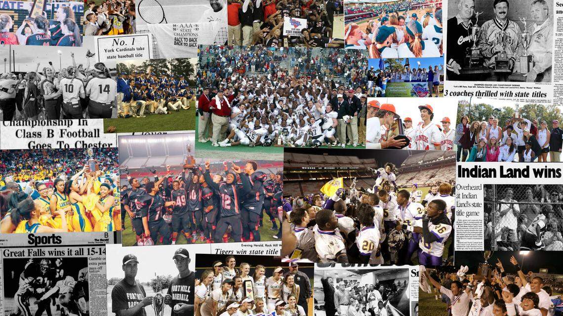 Here’s what 100 years of state titles looks like for teams in the Rock Hill region