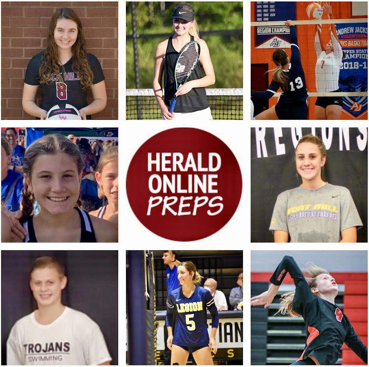 The nominees for this week’s Athlete of the Week. The poll opened on Monday, Oct. 4.