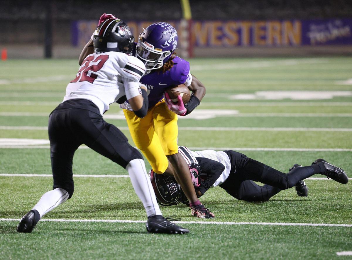 The Rock Hill Bearcats and the Northwestern Trojanks competed in varsity football Friday, Oct. 18, 2024 in Rock Hill, S.C.