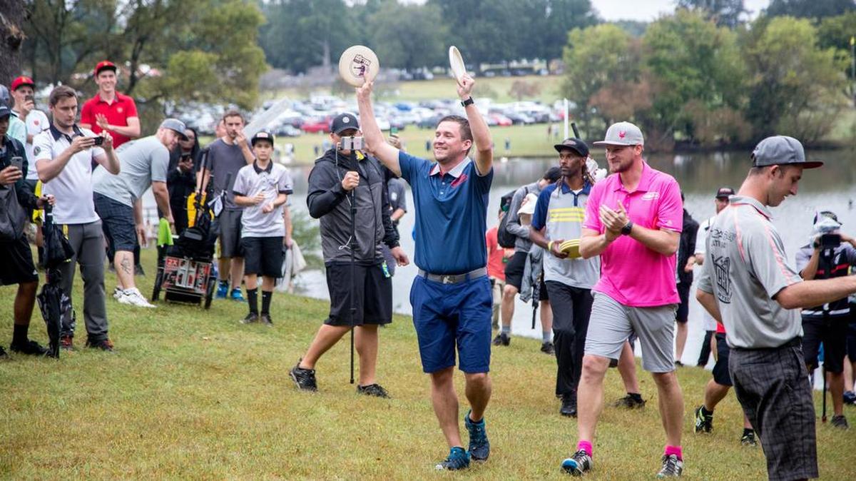 Oregon native Nate Sexton wins the 2017 U.S Disc Golf Championship held at Winthrop University in Rock Hill.