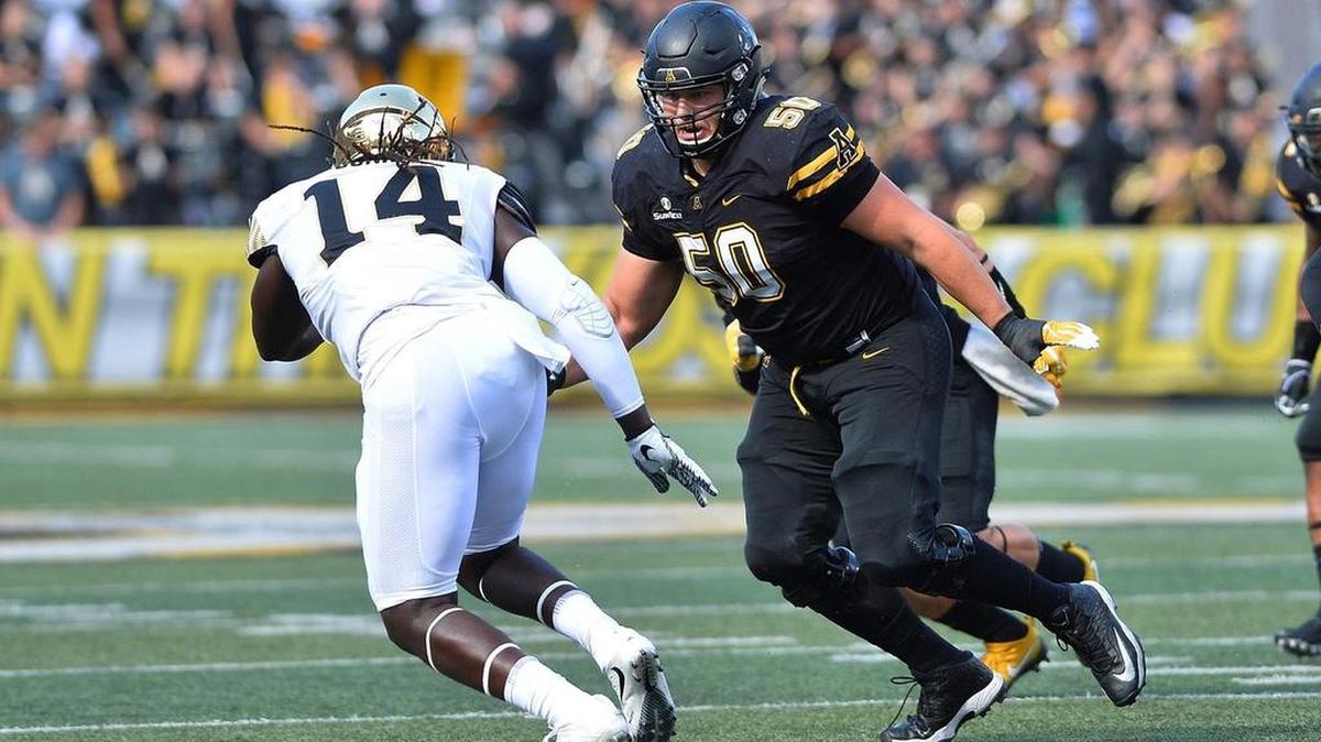 Beau Nunn, a 6-4, 306-pound senior offensive lineman at Appalachian State, earned all-state honors at York Comprehensive High School.