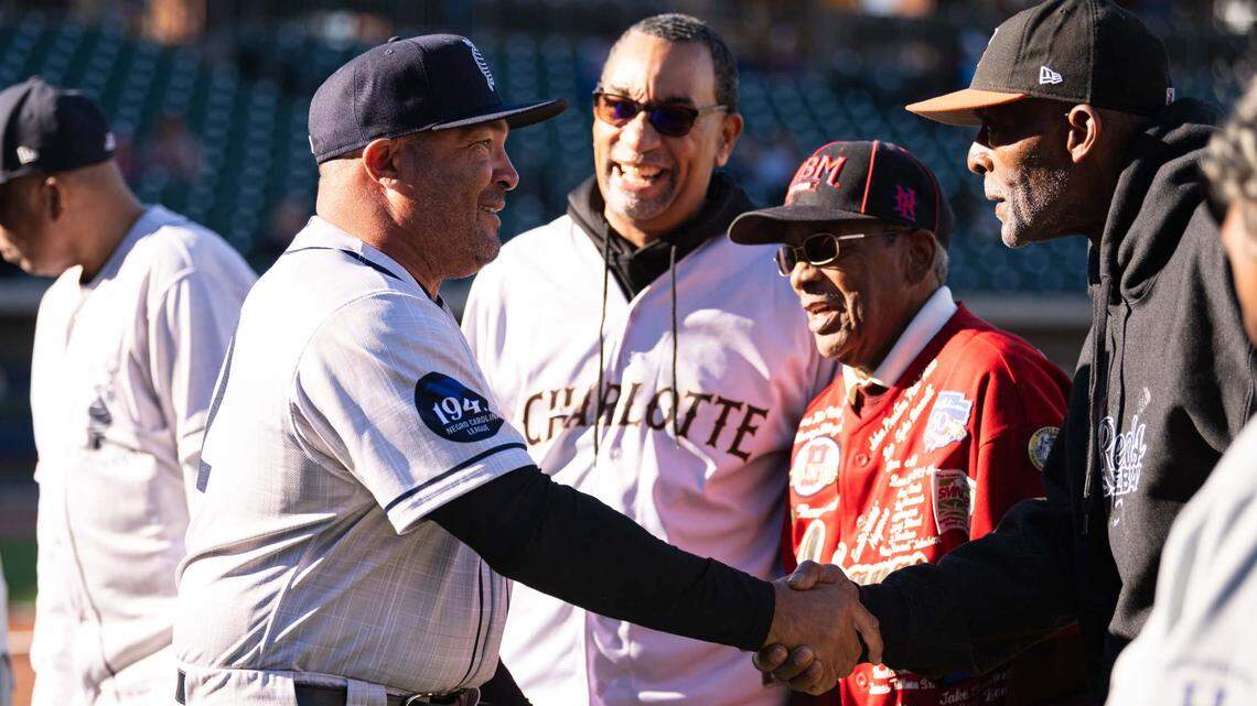 Black players who paved the way for others honored with tribute at Charlotte Knights game