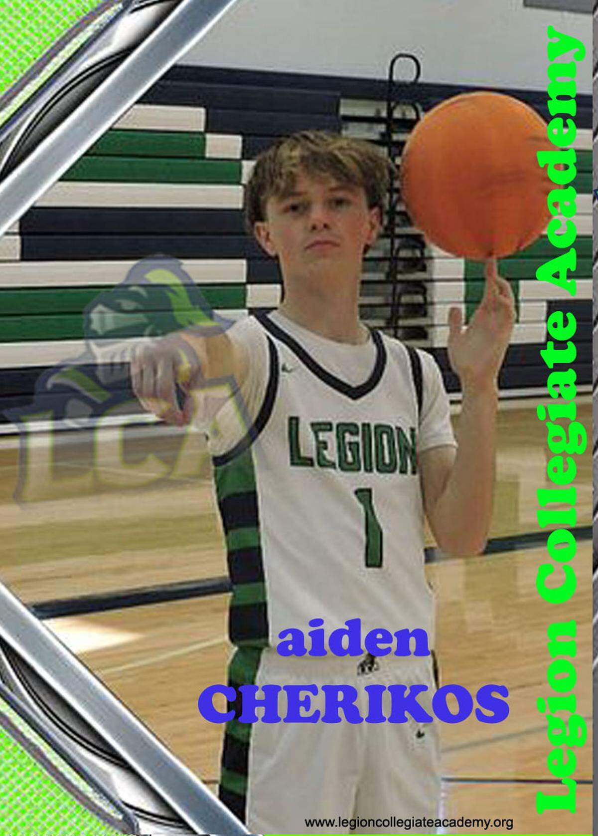 Cherikos finished the season as Legion Collegiate’s leading scorer for the year.