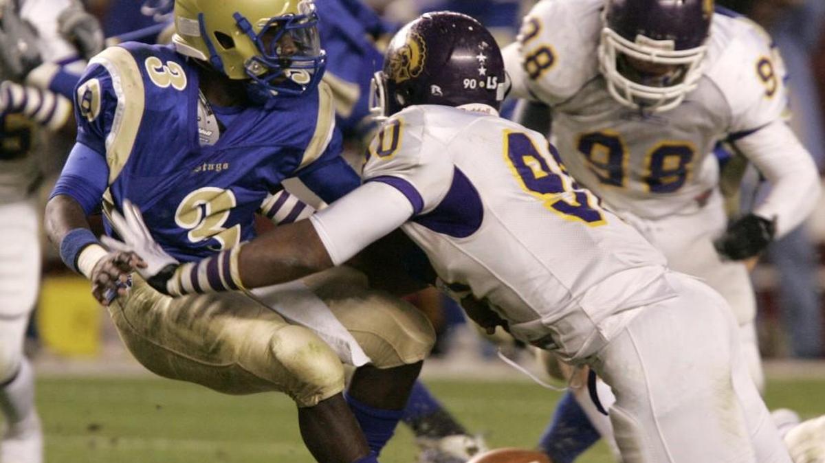 Northwestern’s Roderick Byers forces a Berkeley player to fumble in 2009. Dan Brooks, Clemson’s defensive tackle coach, said Byers made many “unspoken” contributions that made an impact on the team’s success this season.