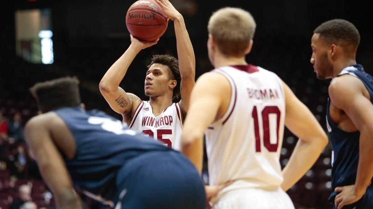 Winthrop's Josh Ferguson has made 15 straight free throws. He last missed on Dec. 6 and is getting more playing time since Big South Conference play began.