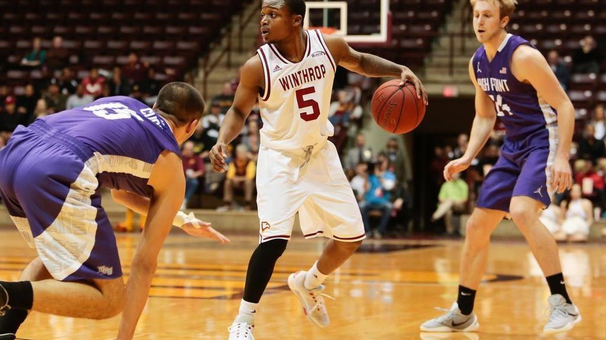 Winthrop’s Keon Johnson was one of three Eagles named to Big South all-conference teams on Tuesday.