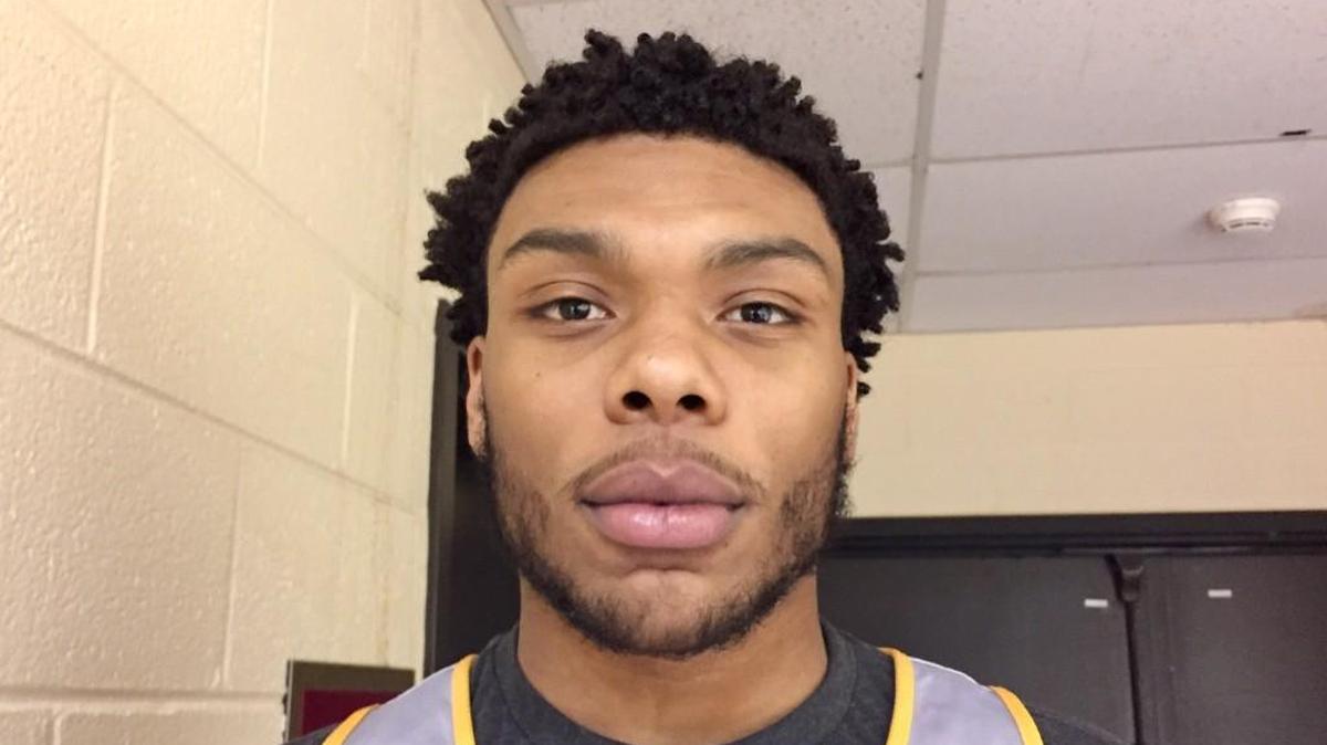 Winthrop men’s basketball freshman Charles Falden scored 19 points in less than 3 minutes in a 2016 Virginia high school basketball state championship game.