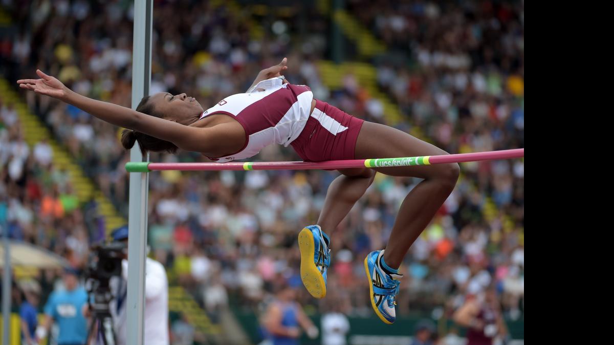 
Rock Hill’s Julisa Tindall capped an excellent sophomore season, in which she won the Colonial Athletic Association high jumping championship, with a 13th place finish in the same event at the USA Track and Field Outdoor Championships last weekend.
