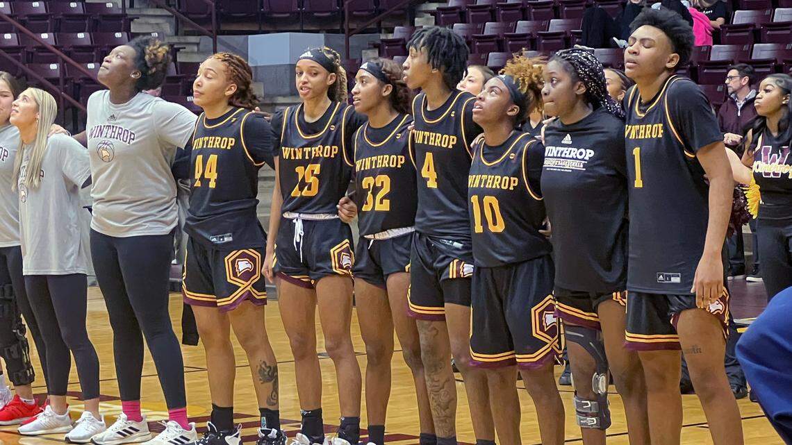 Winthrop’s 7 women show resilience on the basketball court to notch a conference win