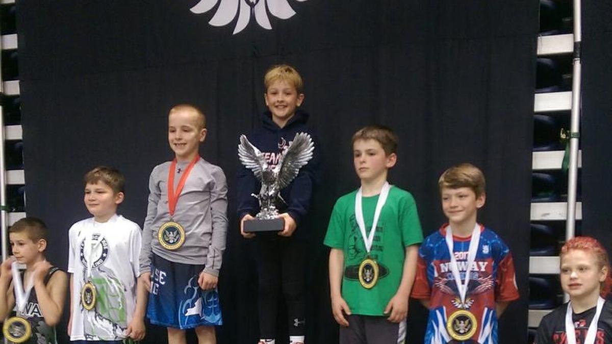 Joshua Horn of Indian Land brought his second national title home from the NUWAY National Wrestling Championships in Battle Creek, Mich.