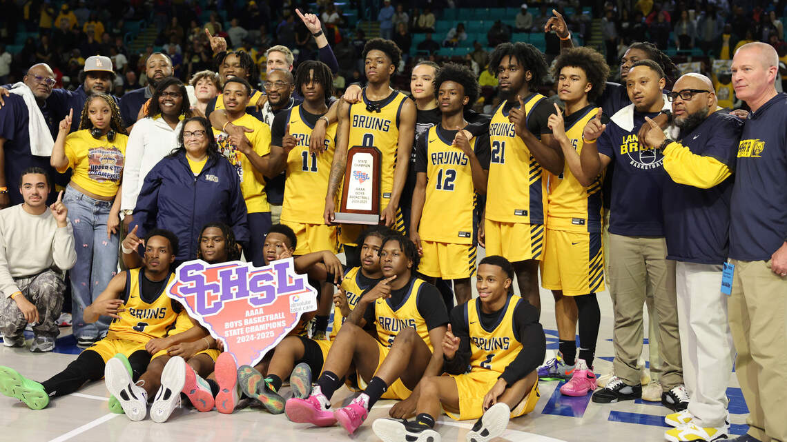 Lancaster wins the state title. Bruins defeat North Augusta for first 4A championship