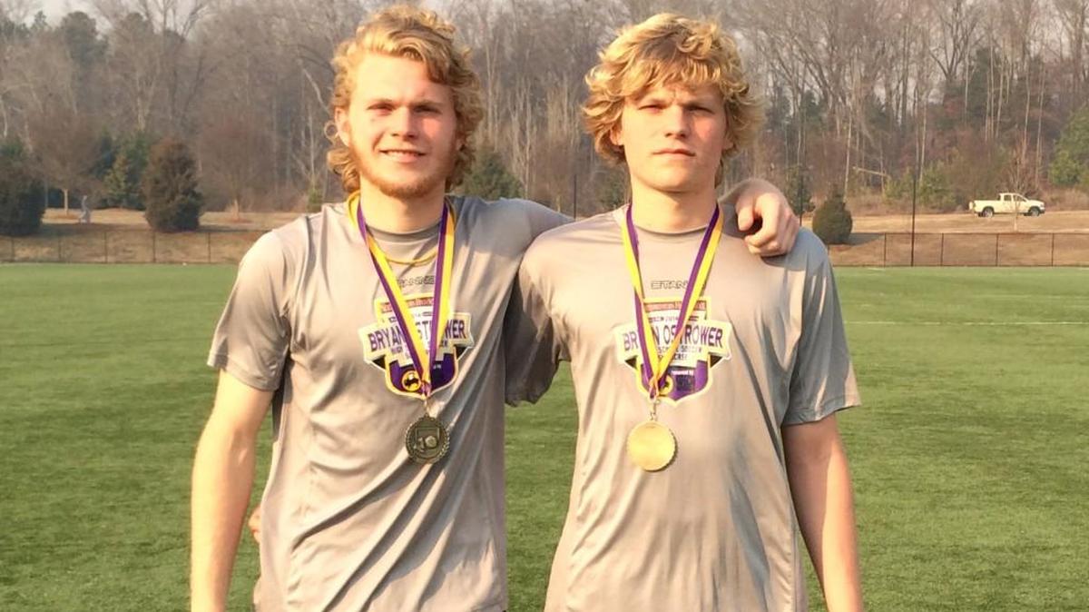 Loughan Welborn (right) was a sophomore in this photo, but anyone that’s seen him recently would have guessed he was his brother, Julian, on the right.