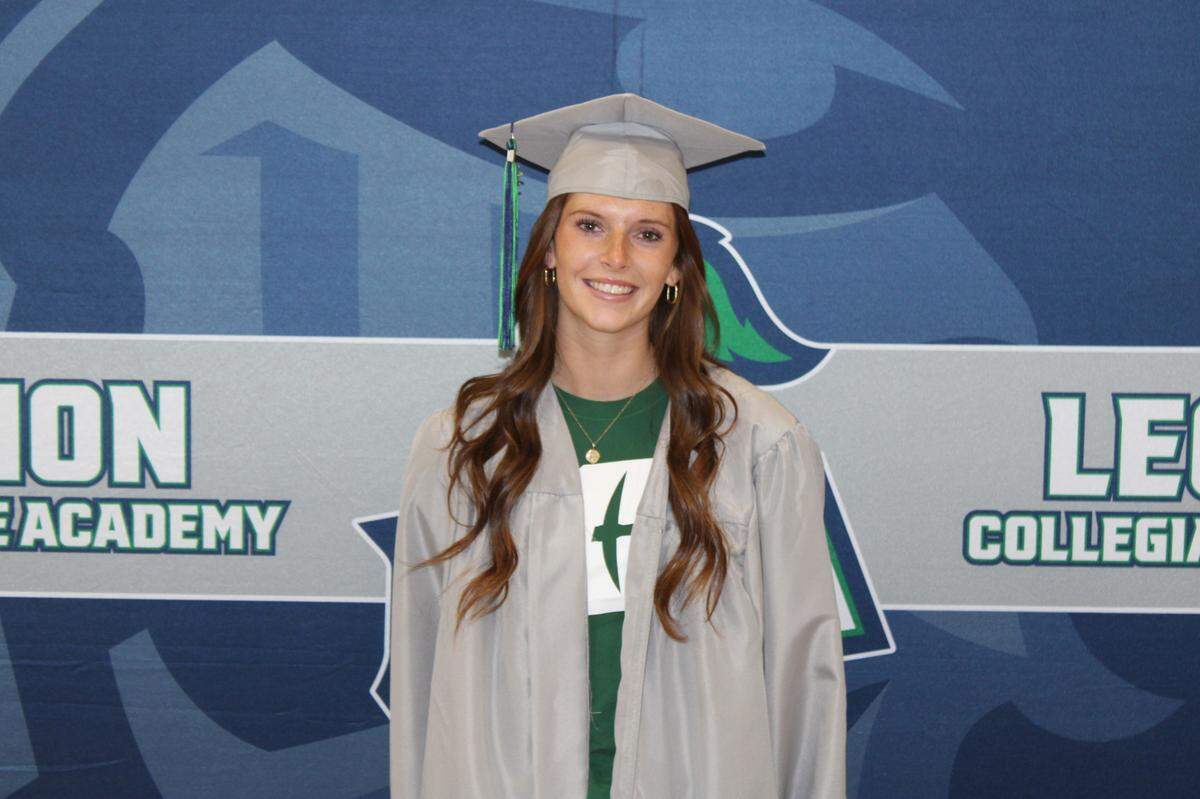 Blackwell was given her own graduation ceremony during Friday’s celebration. Athletic director Rich Posipanko said that she finished all of her high school requirements her sophomore year.