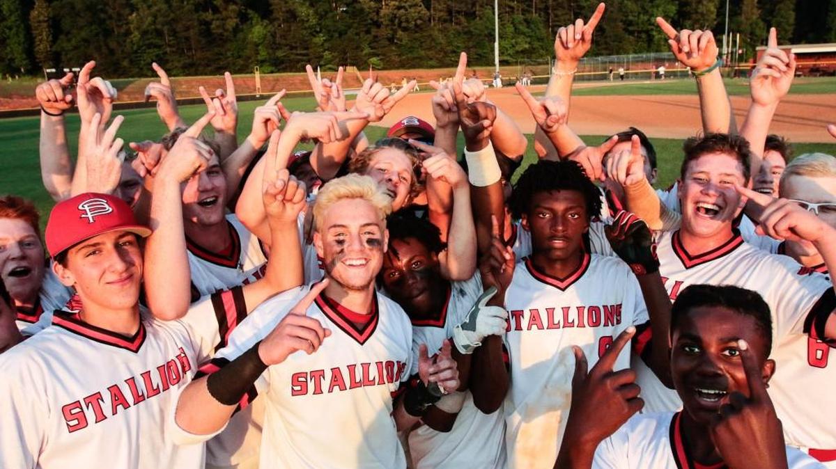 The Stallions advance to the 4A state finals with an 8-7 win as South Pointe hosts North Augusta in the Upper State baseball championship on Wednesday.