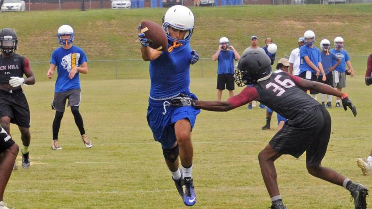 Senior Ryan Albino should be a reliable set of receiving hands for Indian Land this fall.