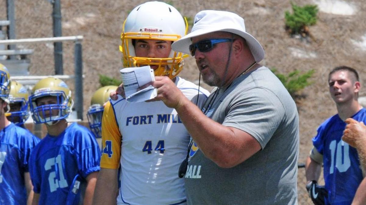 Fort Mill will try to replace graduated QB Ryan DeLuca, who will play college football at Furman, with one of three candidates, Drew Hartman, J.T. Marr or Dylan Helms.