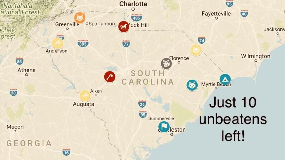 South Pointe is one of the 10 remaining undefeated teams in South Carolina high school football.
