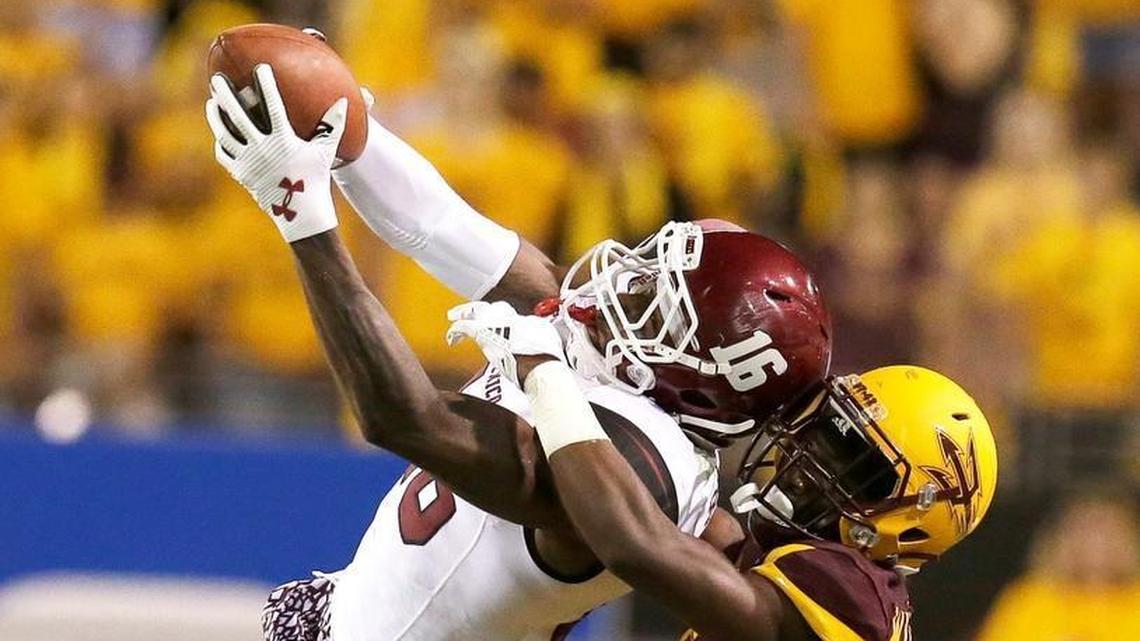 Jaleel Scott’s big-game performances should help his confidence heading into this week’s 2018 NFL Draft Combine. The former Rock Hill Bearcat is one of more than 40 wide receivers participating.