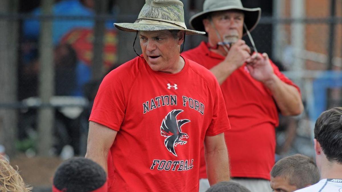 Nation Ford coach Michael Allen took over the Falcons’ program in 2010 after two decades as an assistant coach.