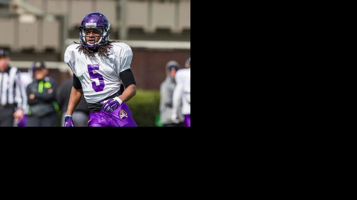
Former Northwestern Trojan Corey Seargent is making up for his late arrival at East Carolina with a good start to the spring football practice season.
