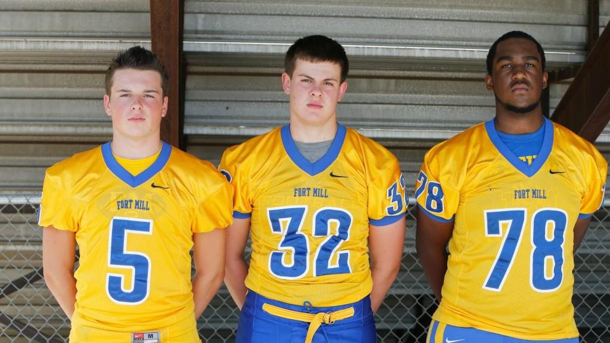 Jared John (middle) is the Hawg of the Week for 4A and 5A schools.