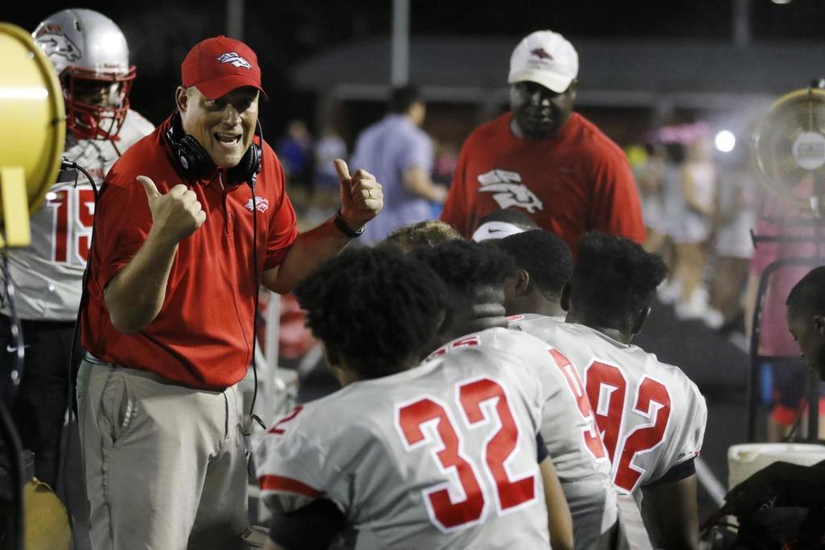South Pointe defensive coordinator Jason Winstead was concerned about Shelby’s unusual two-back option offensive attack, but his players executed the week’s game plan perfectly. Shelby’s shutout loss was its first since 2012.