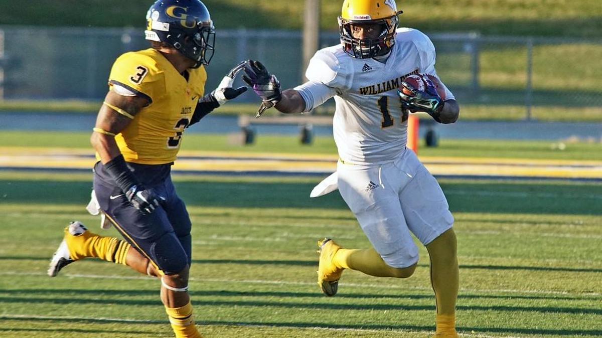 Rock Hill’s Jatavius Stewart caught a pair of touchdown passes in his final college football game for Iowa’s William Penn University.