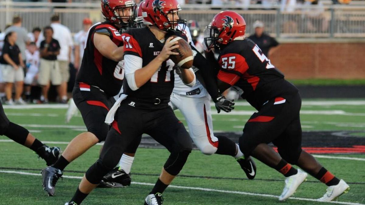 
Even with a bye week last Friday, Nation Ford’s Cole Martin leads the area in passing. He threw for exactly 4,000 yards last season as a junior.
